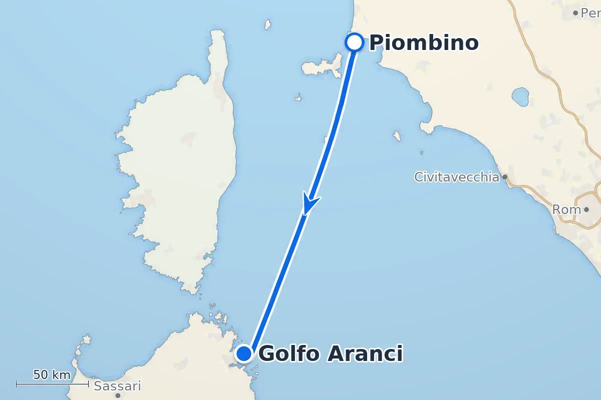 Piombino - Golfo Aranci