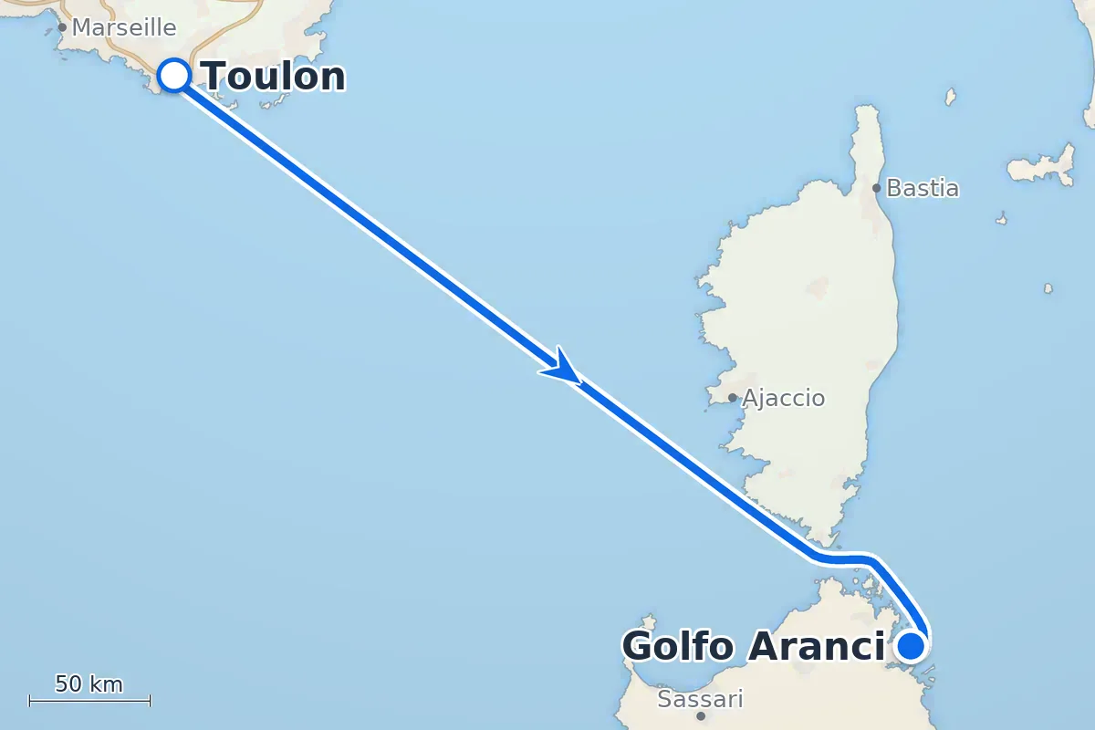 Toulon - Golfo Aranci