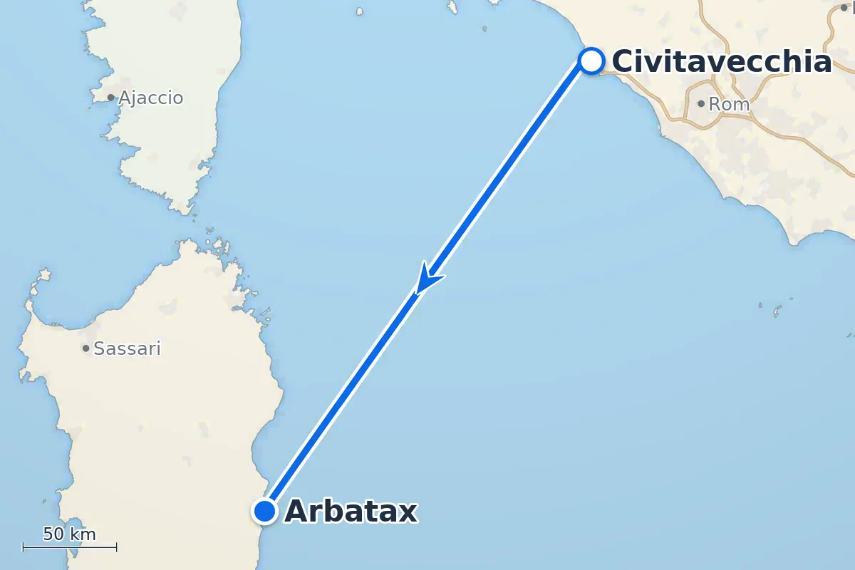 Civitavecchia - Arbatax